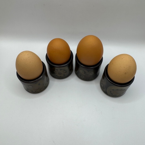 Denby Arabesque Egg Cups Set of 4. - Picture 10 of 13